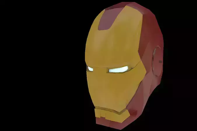 IRON MAN Helmet Free Model 
