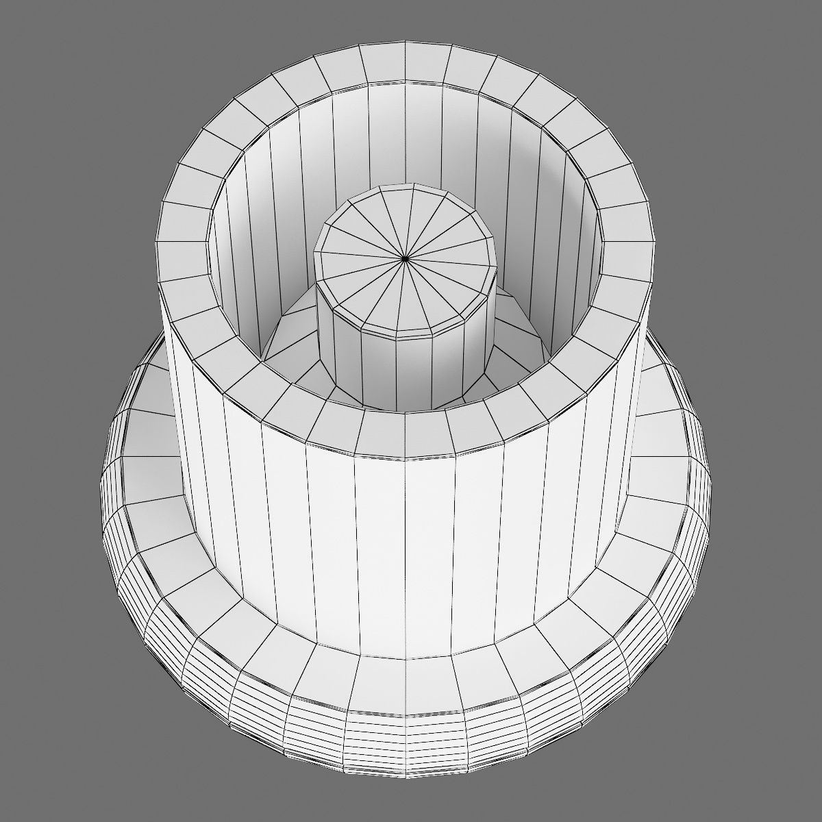 01127x Piano mini Lightstar Recessed spotlight 3D model_12