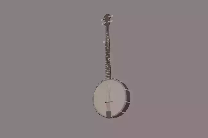 Banjo 3D model