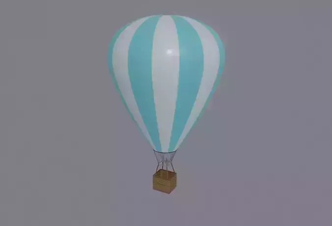 Hot Air Balloon 3D model