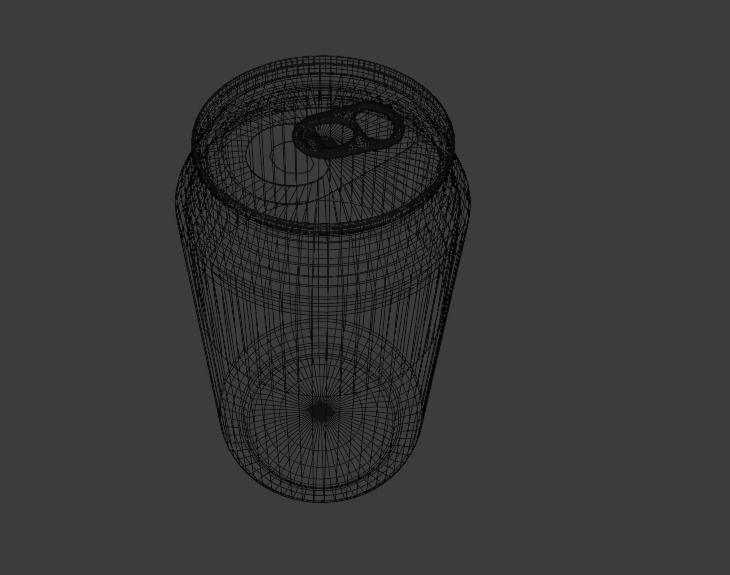 Coke CAN 3D model_2