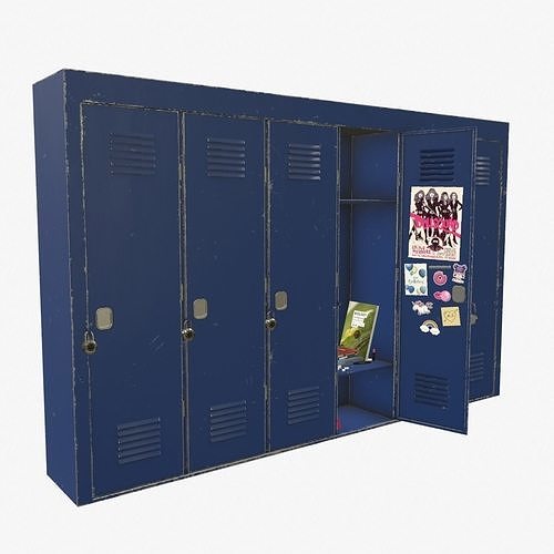 Mary Sues Locker  Low-poly 3D model