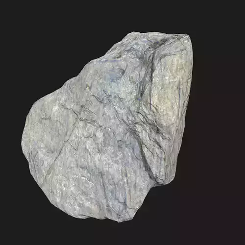 3D Rock PBR Texture 8K ready for Unity Low-poly 3D model