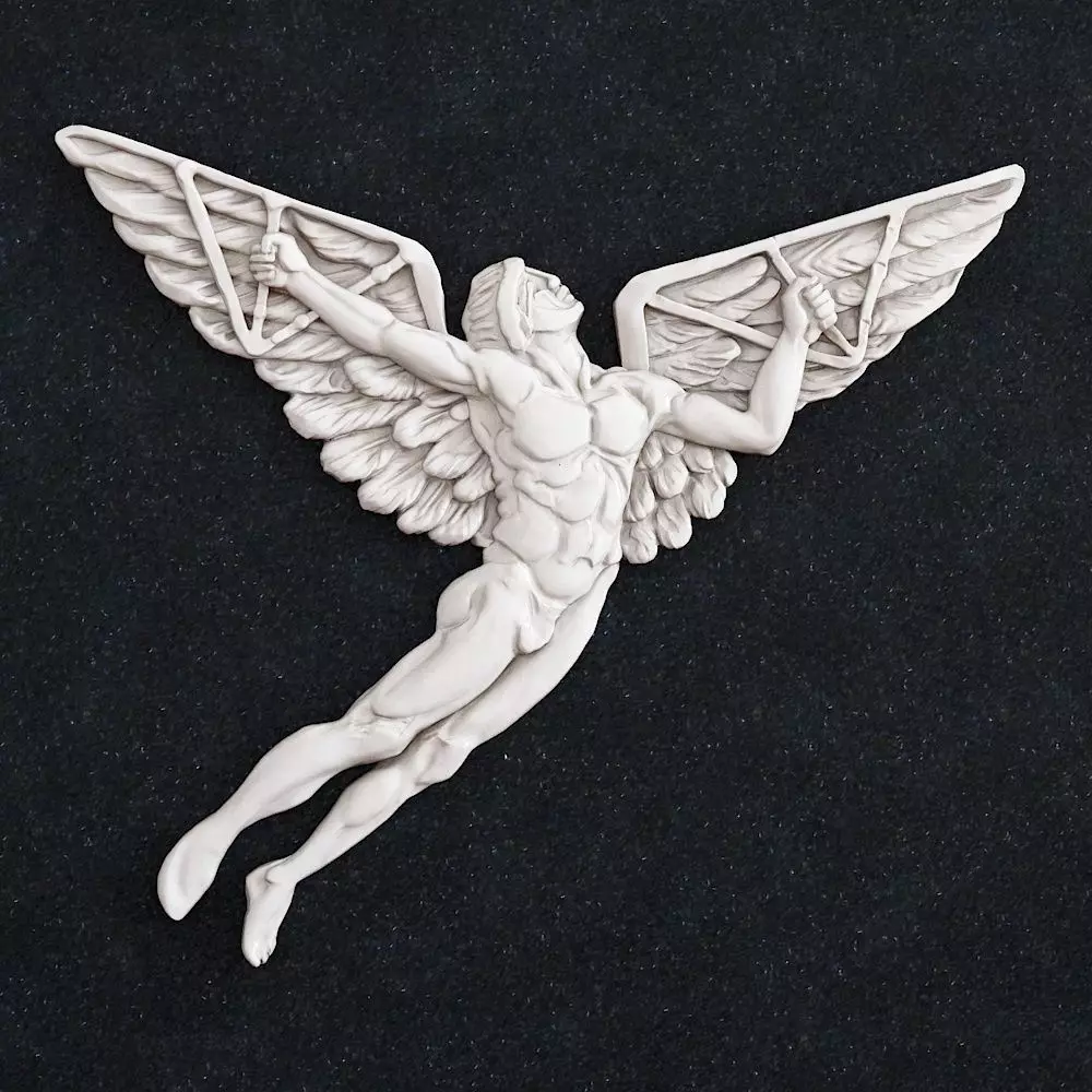 Flying Icarus Angel Man 3D print model_0