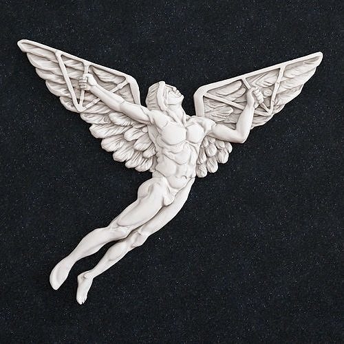 Flying Icarus Angel Man 3D print model