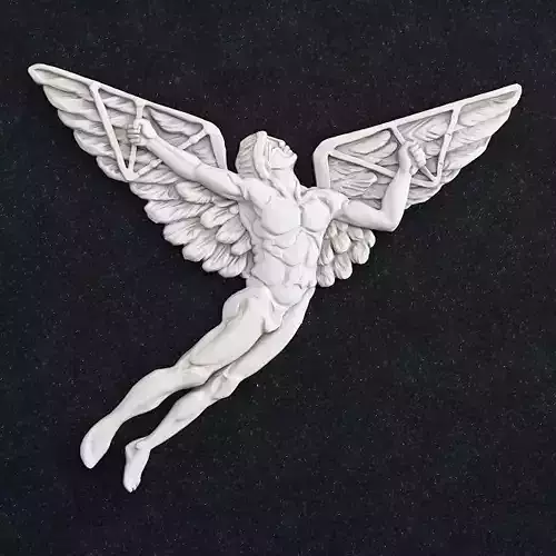 Flying Icarus Angel Man