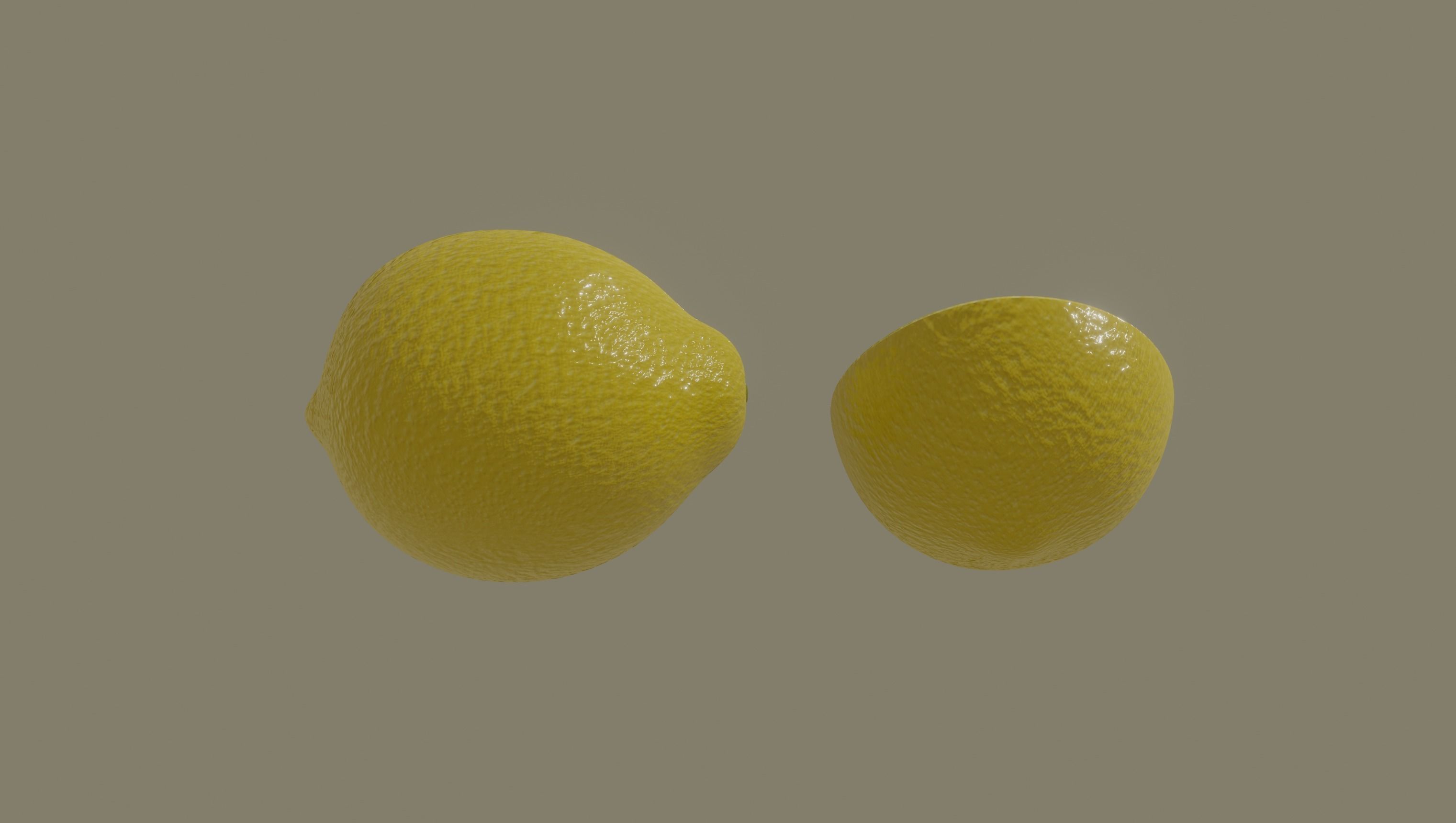 Lemon 3D model_2