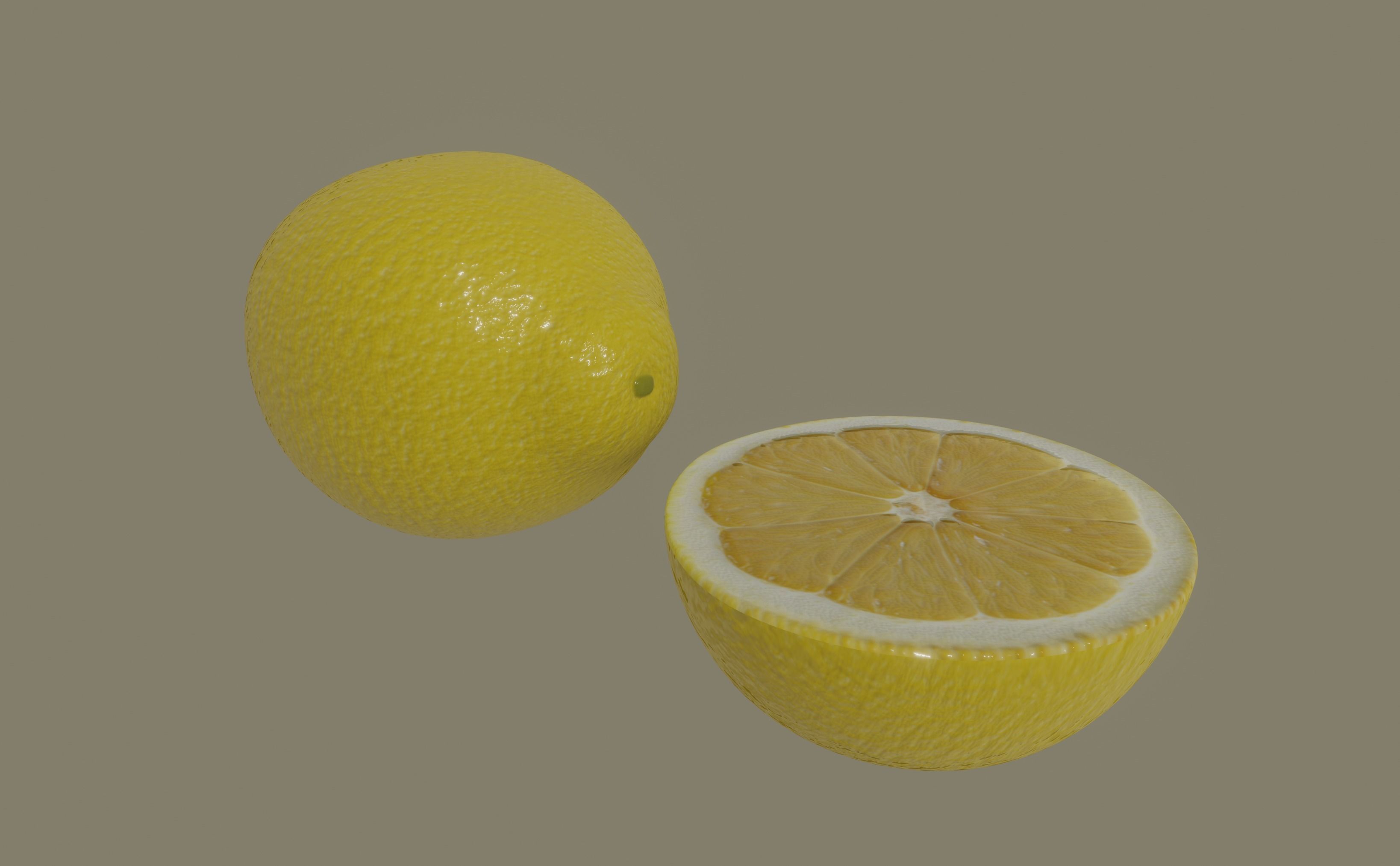 Lemon 3D model_8