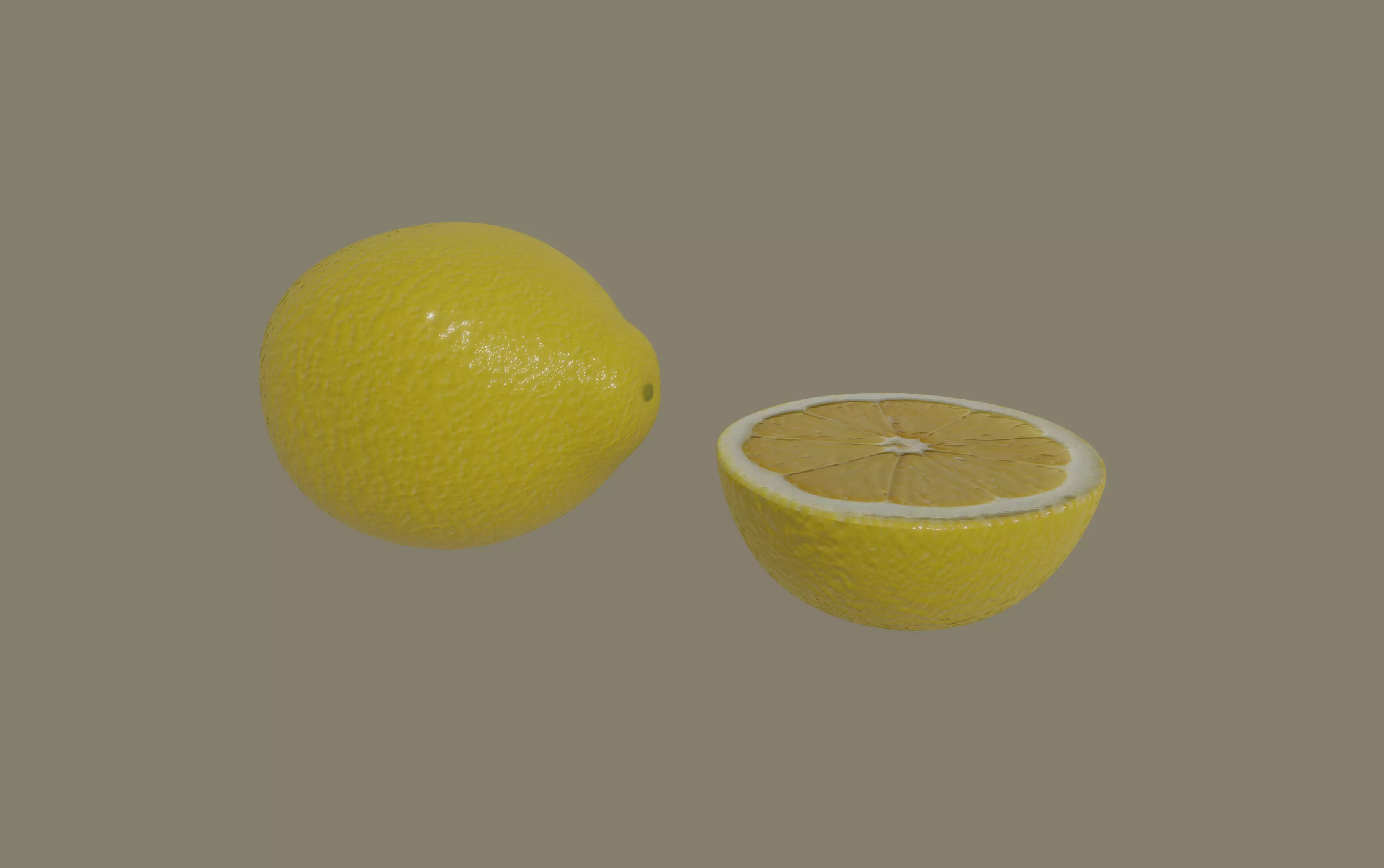 Lemon 3D model_0