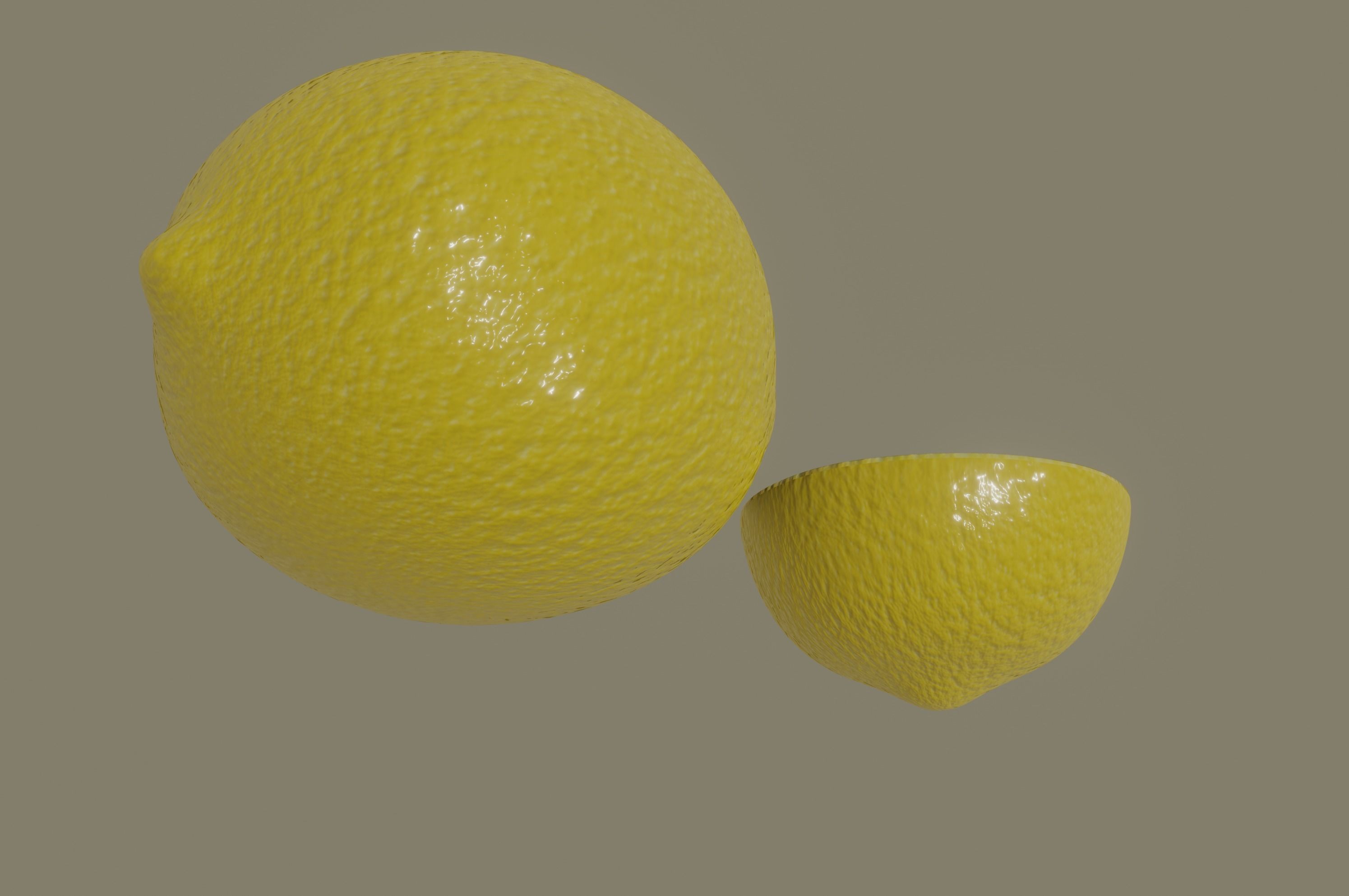 Lemon 3D model_7