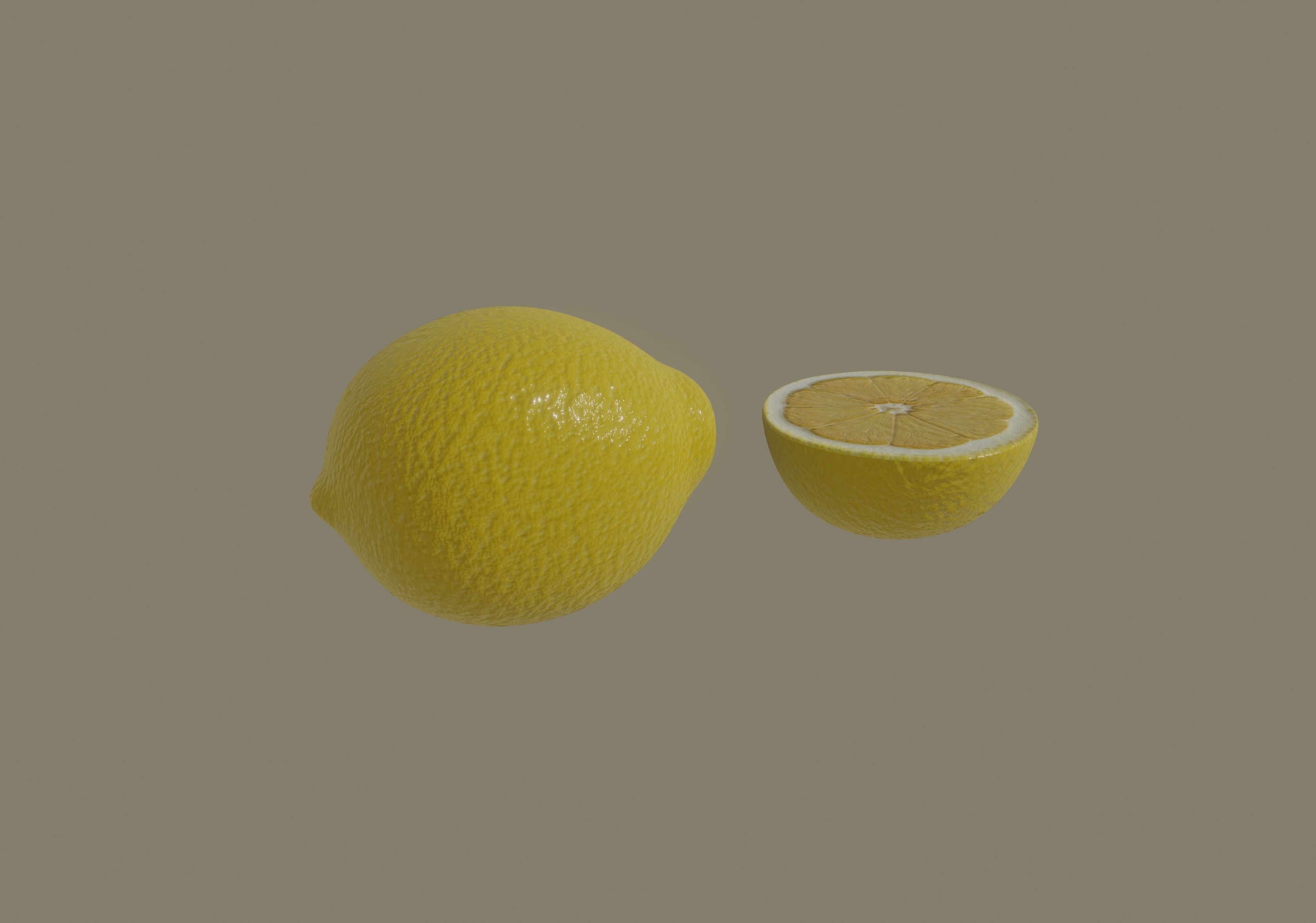 Lemon 3D model_1