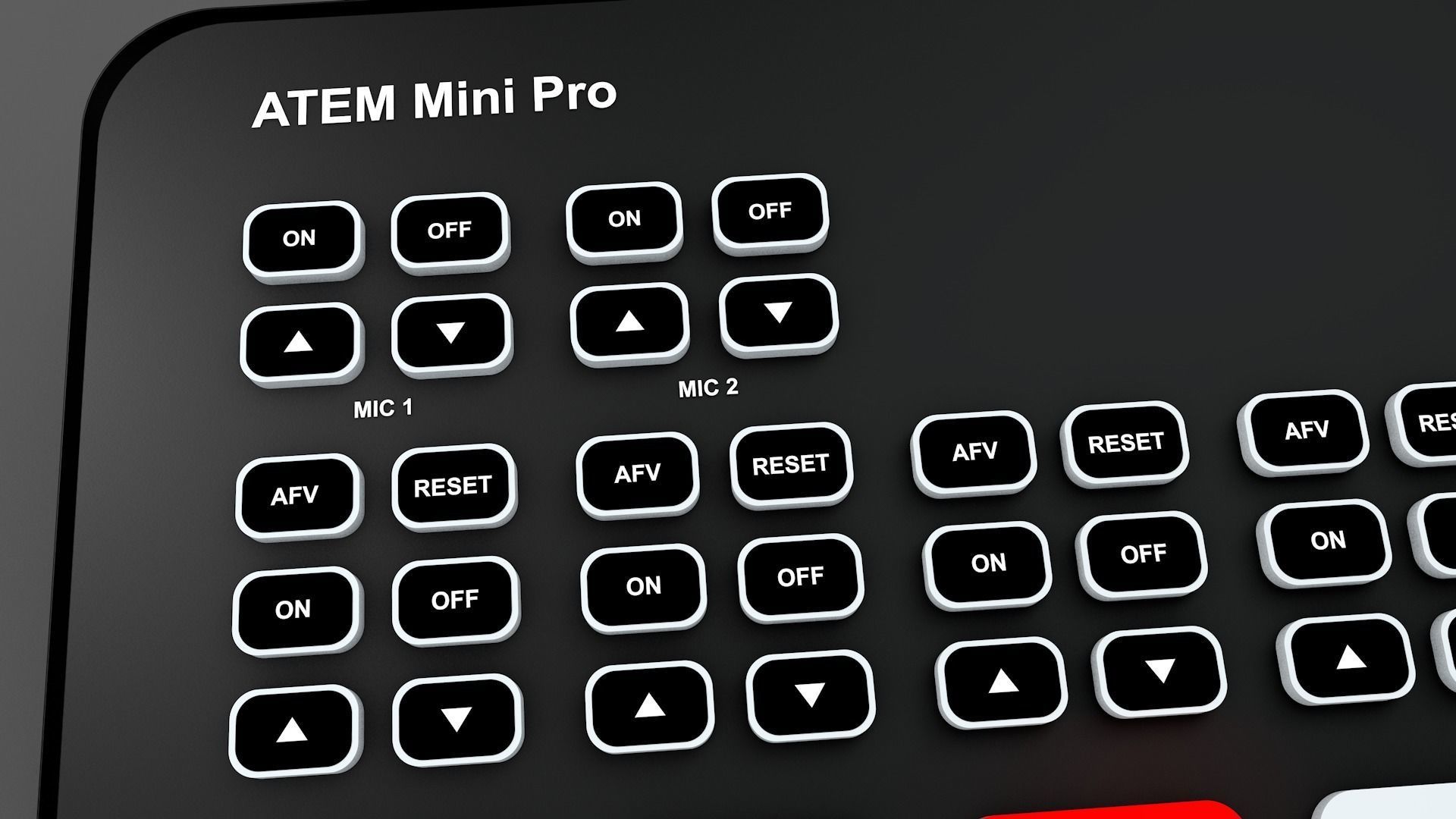 Blackmagic Design ATEM Mini Pro ISO Low-poly 3D model_3