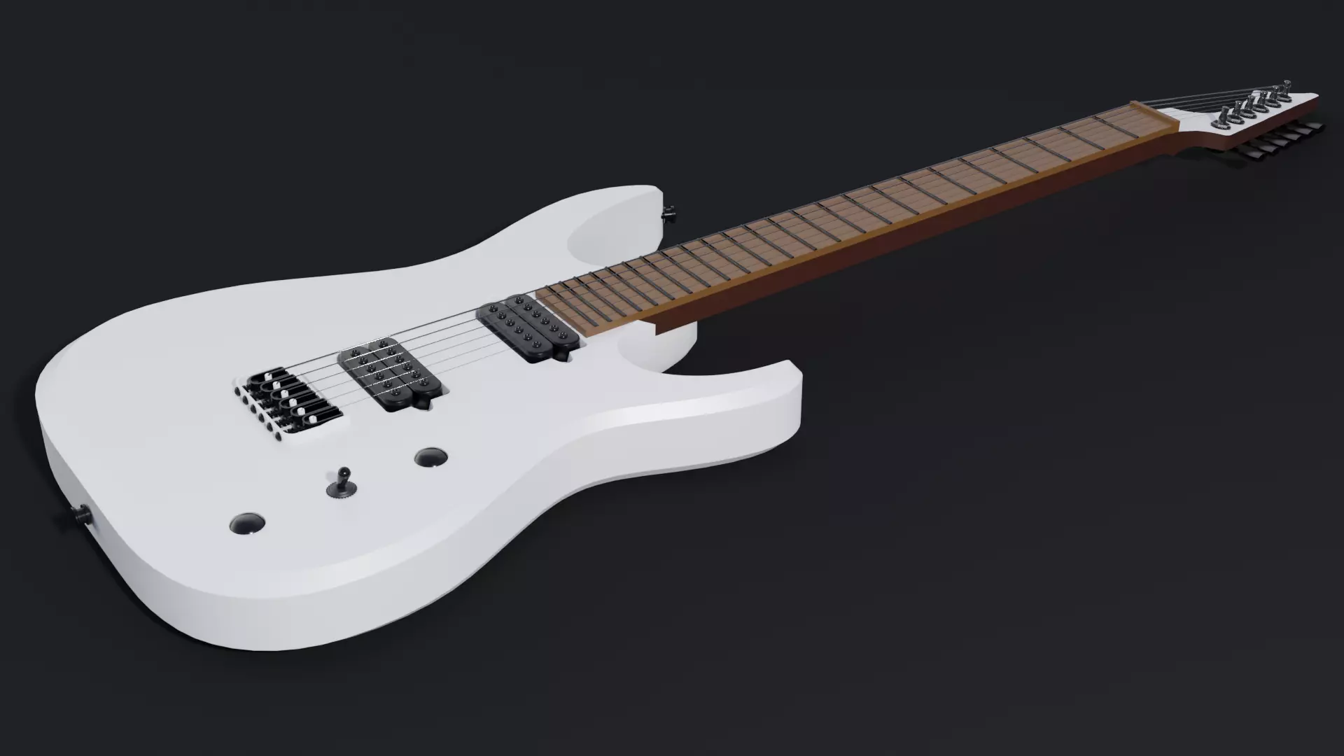 Electric Guitar Free low-poly 3D model