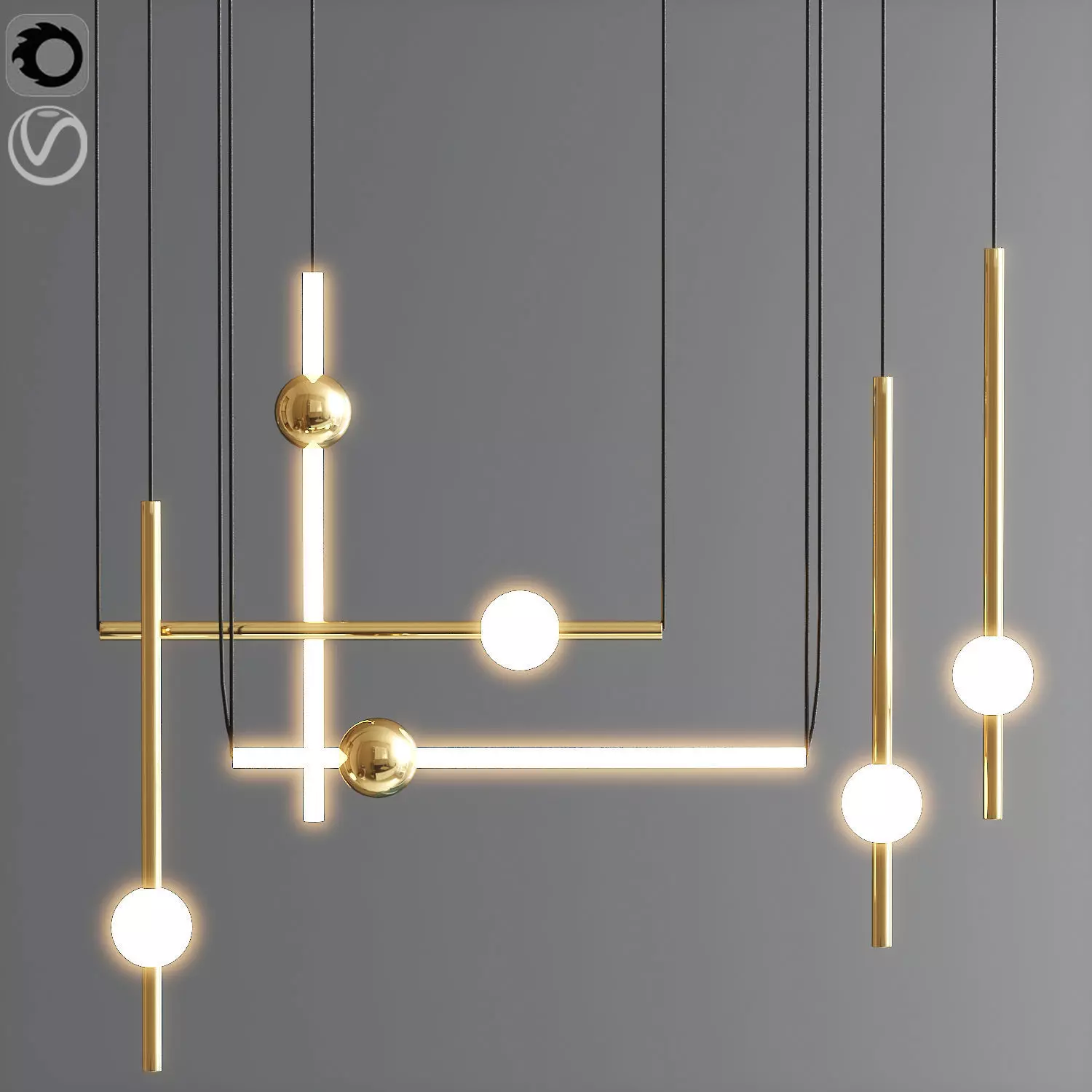 Orion Tube Light 3D model_0