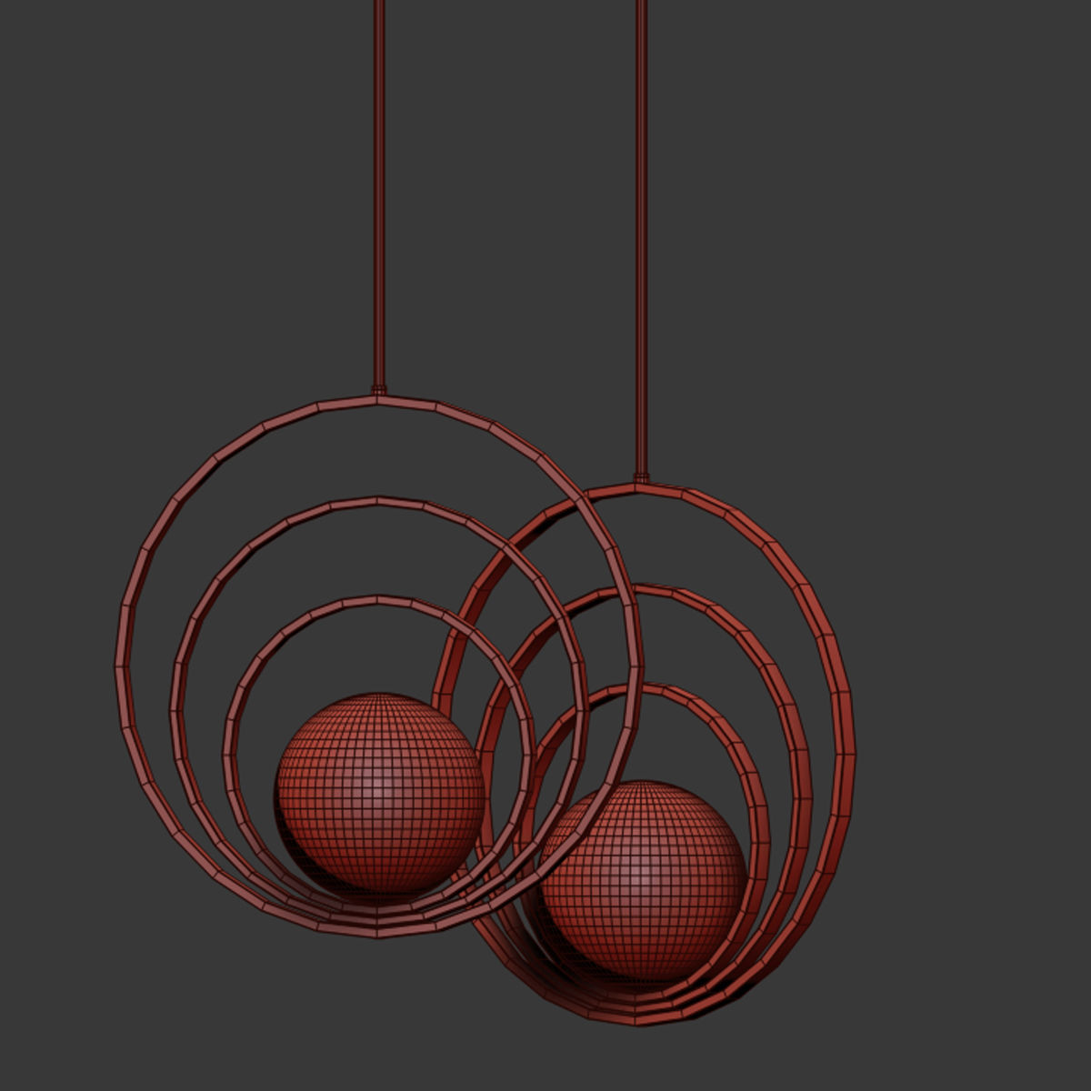 Pendant Lamp Scandinavian 3D model_1