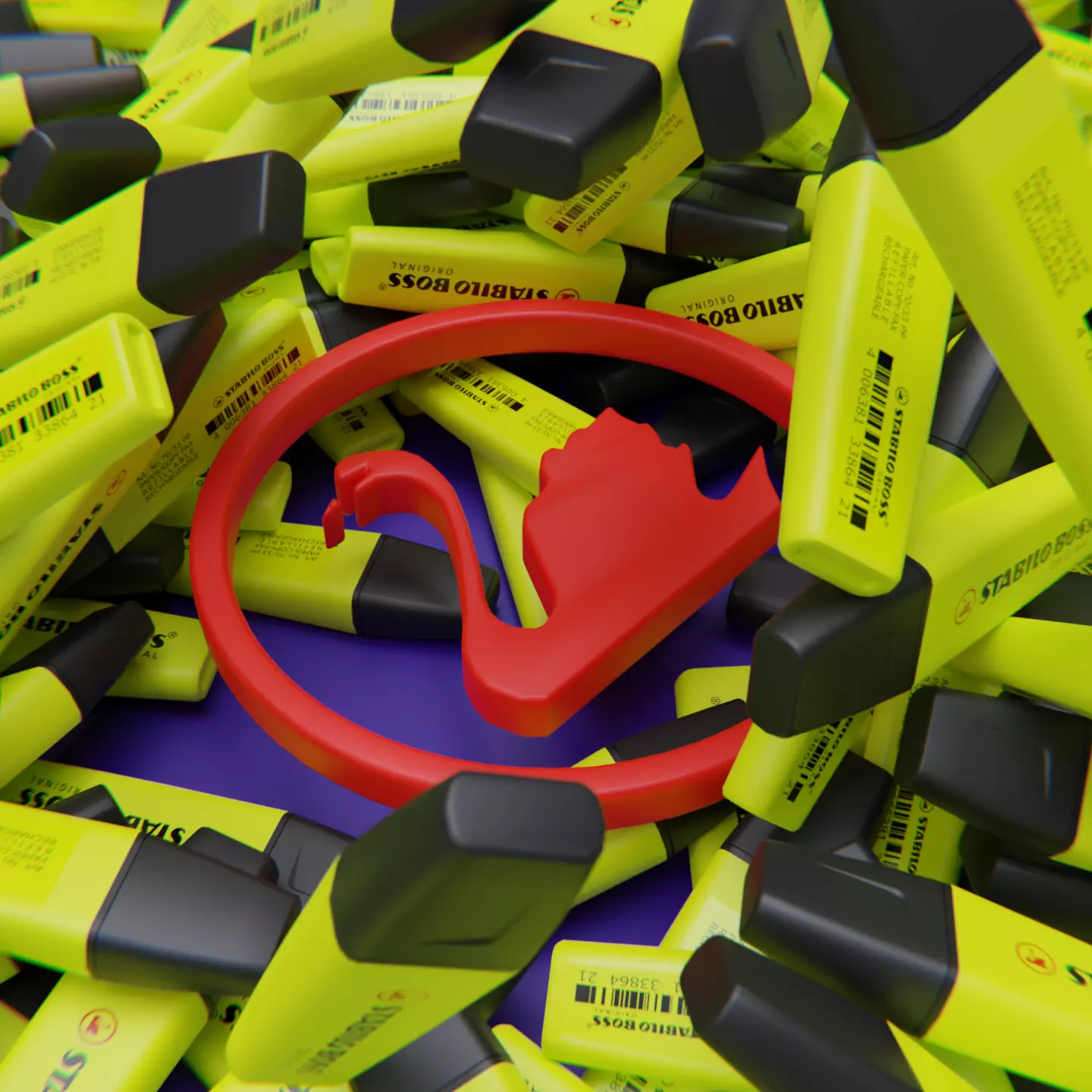 Stabilo BOSS 3D model