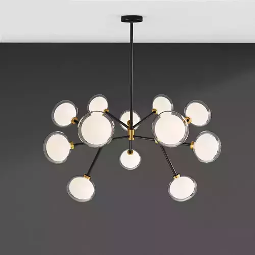 Post Modern Double Glass Shades