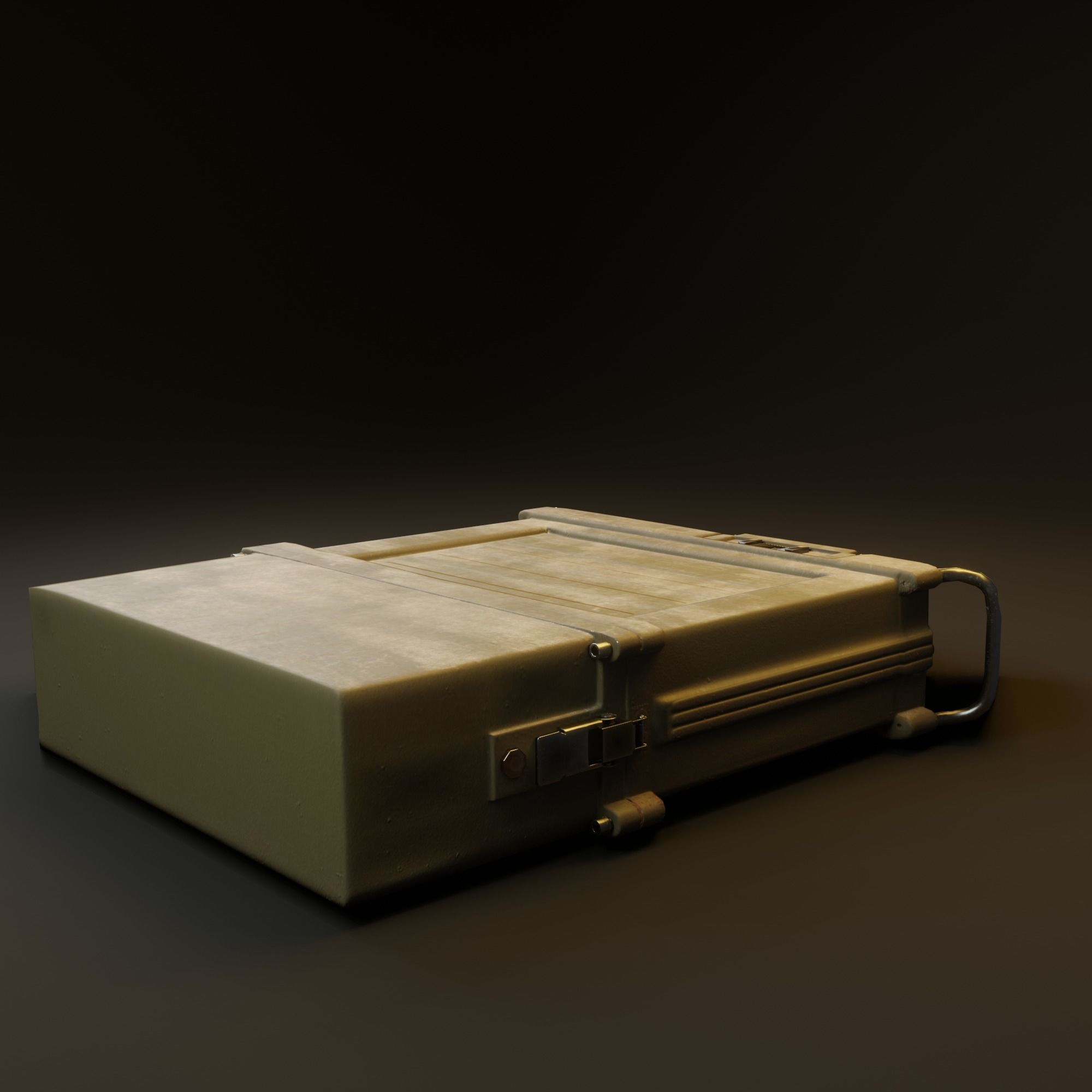 Transmitter and receiver 3d model Harris falcon 2 Low-poly 3D model_3