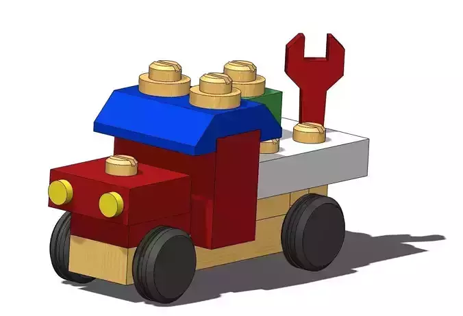 Car constructor for children 3D print model