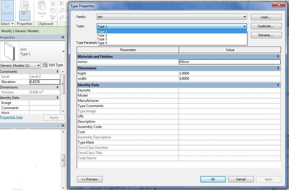 mirror balcony in modern building Low-poly 3D model_2
