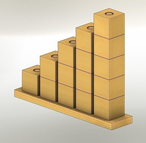 Pyramids constructor for children 3D print model