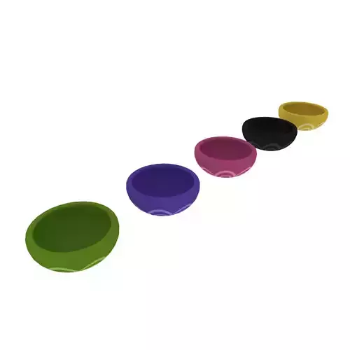 Cartoon Bowls 3D model