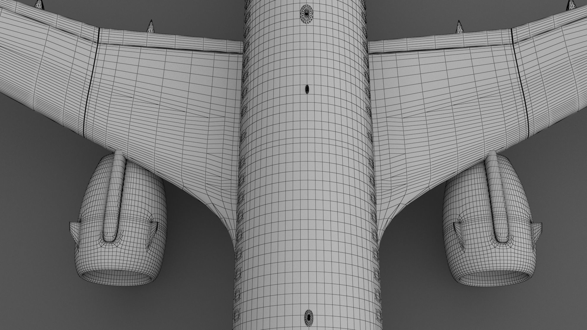 EasyJet A320 Unpainted 3D model_9