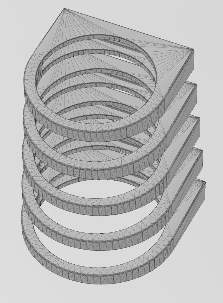 Flat top rectangular signet ring 3D print model_13