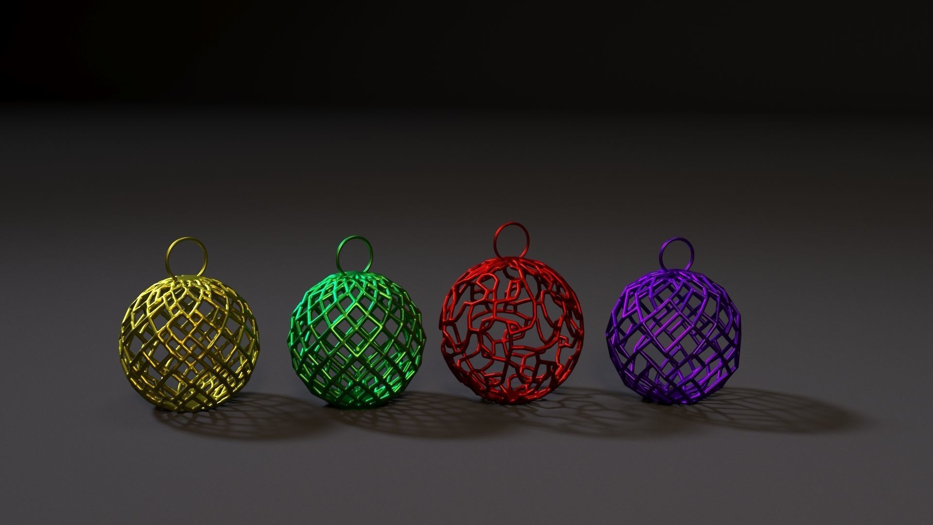 Christmas decoration ball 3D print model_1