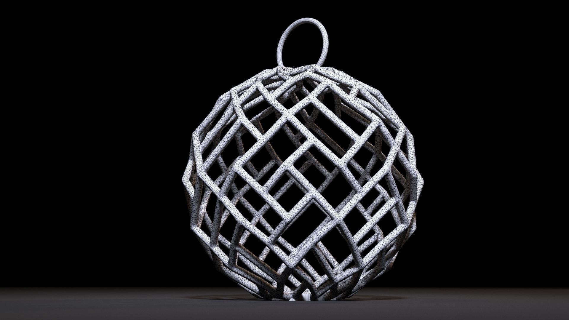 Christmas decoration ball 3D print model_10