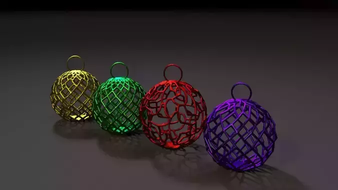 Christmas decoration ball 3D print model