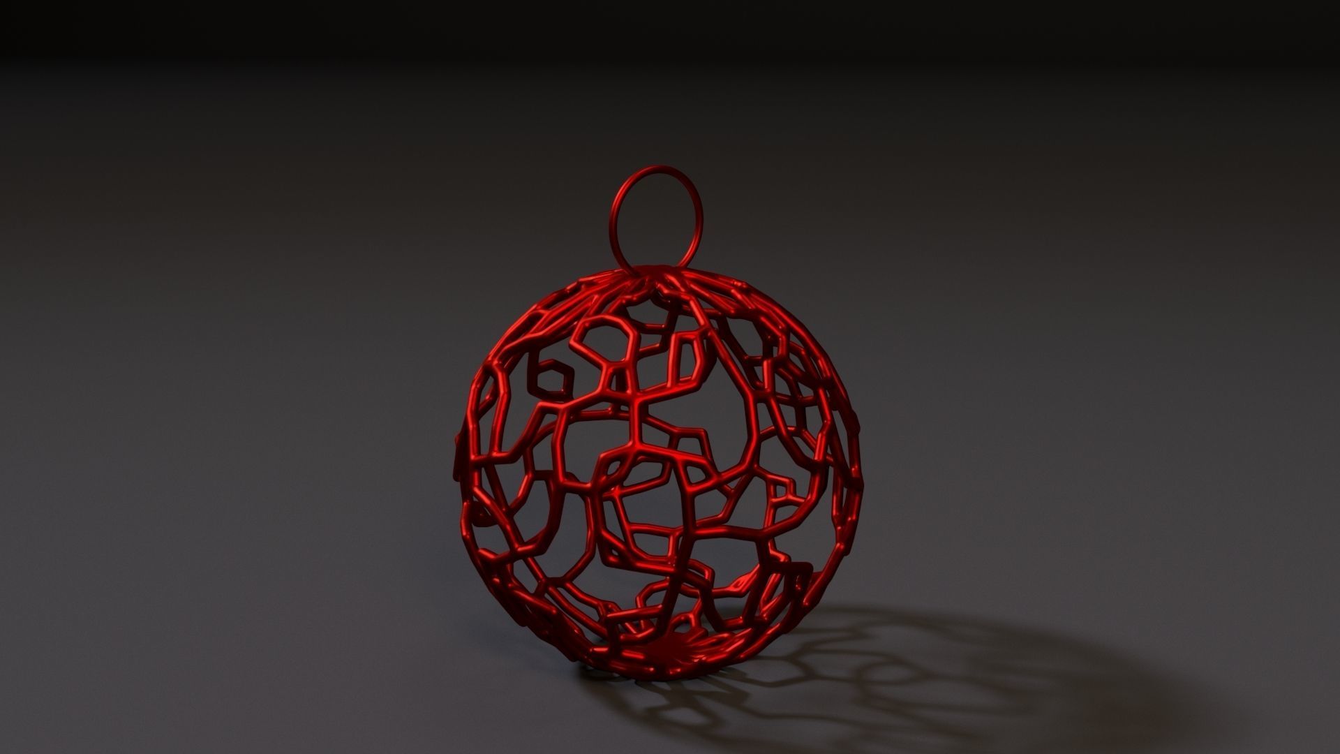 Christmas decoration ball 3D print model_3