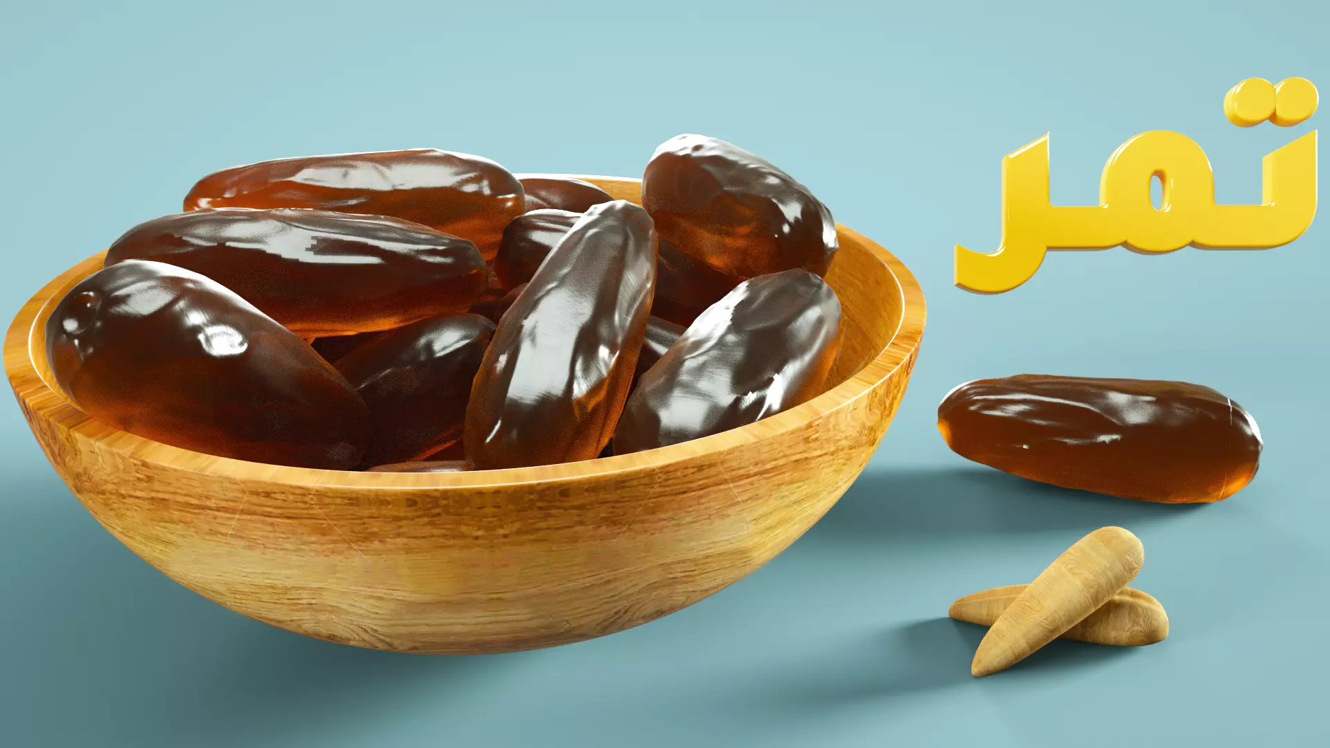 date fruit Free low-poly 3D model_0