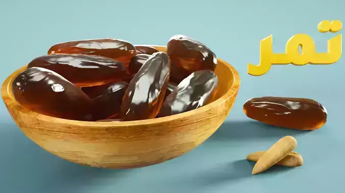 date fruit Free low-poly 3D model