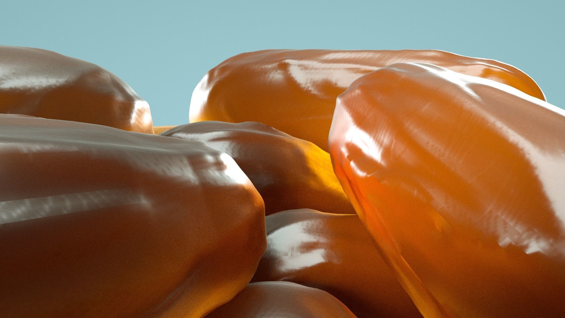 date fruit Free low-poly 3D model_3