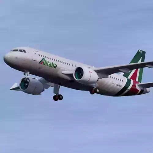 Alitalia A320 NEO 3D model