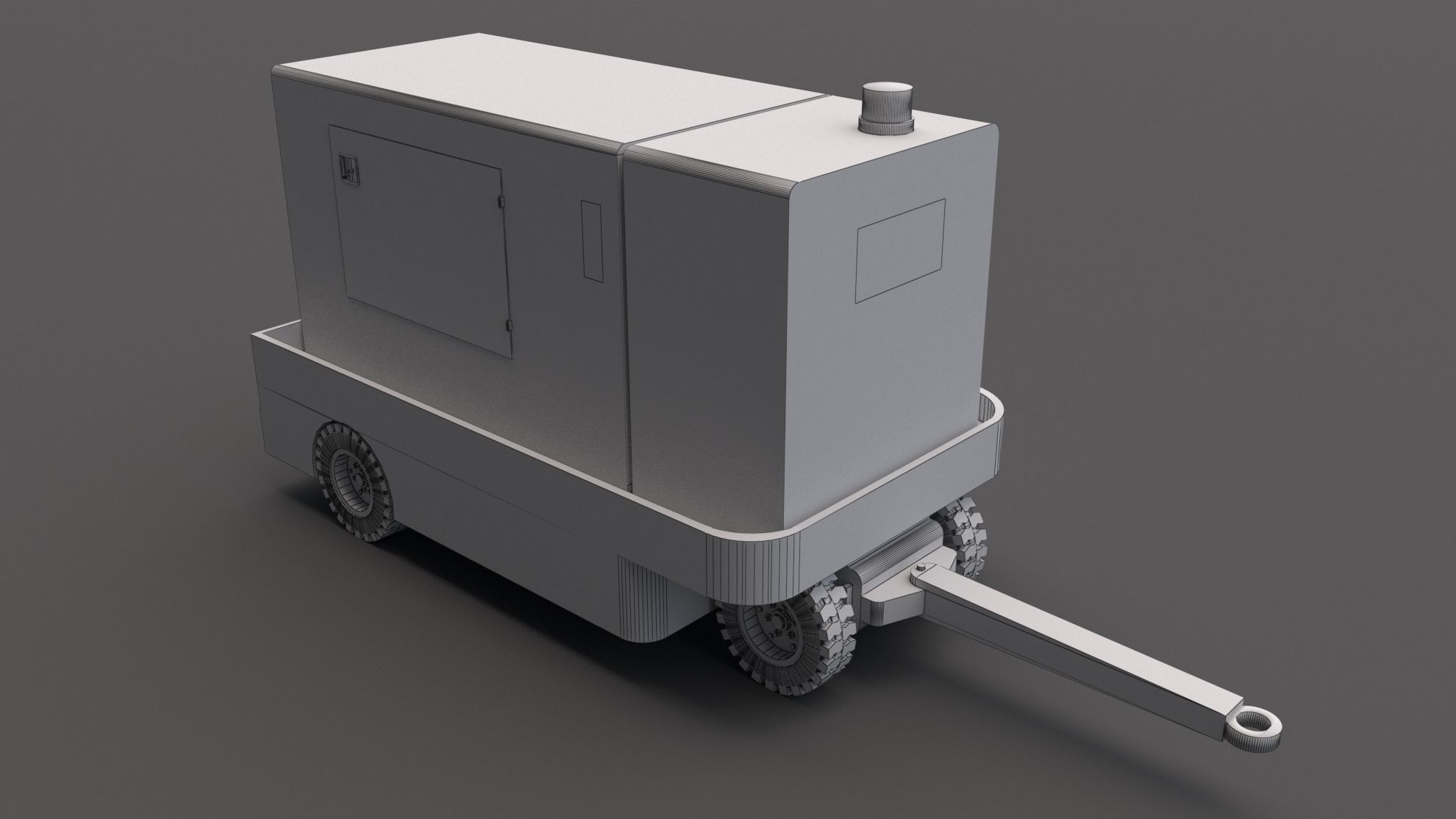Ground Power Unit Low-poly 3D model_8