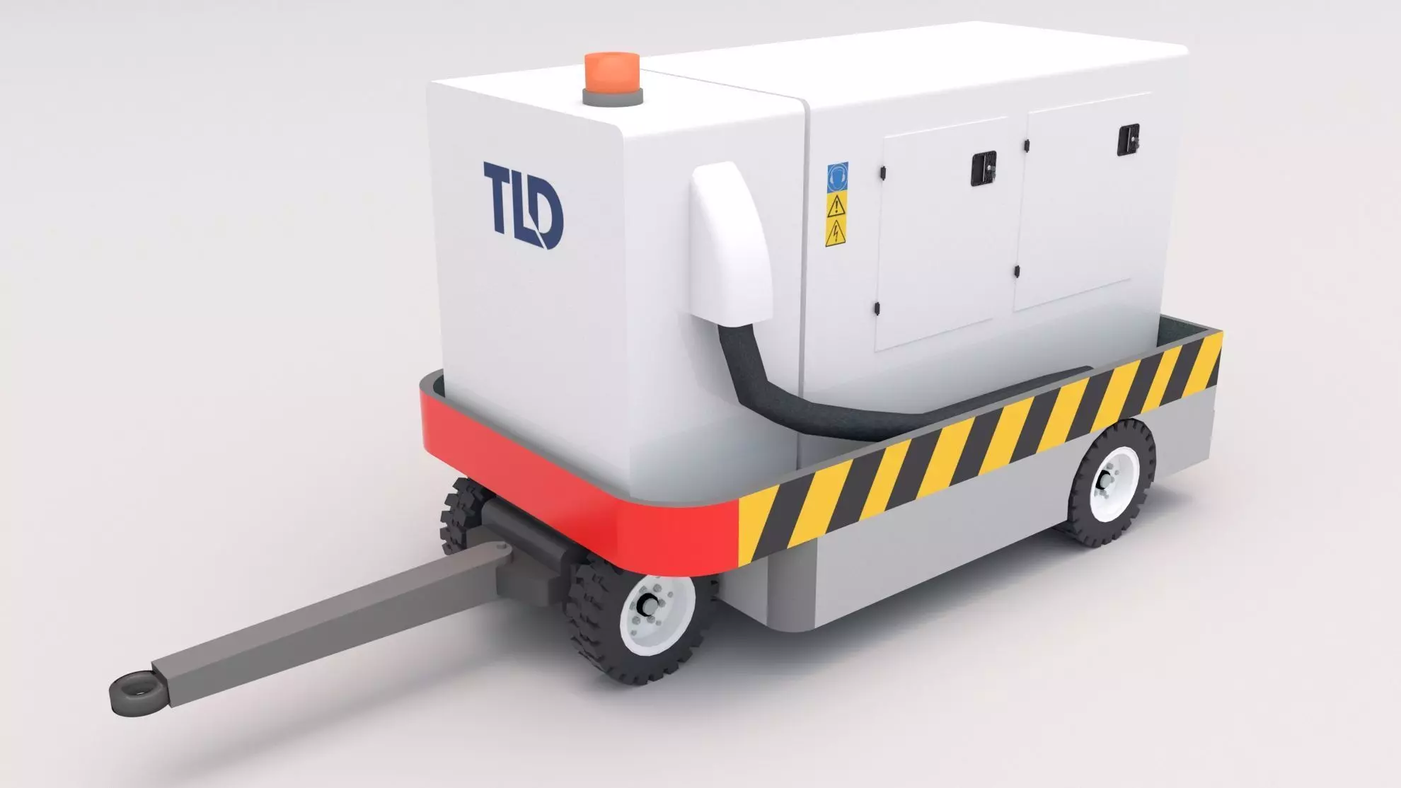Ground Power Unit Low-poly 3D model_0