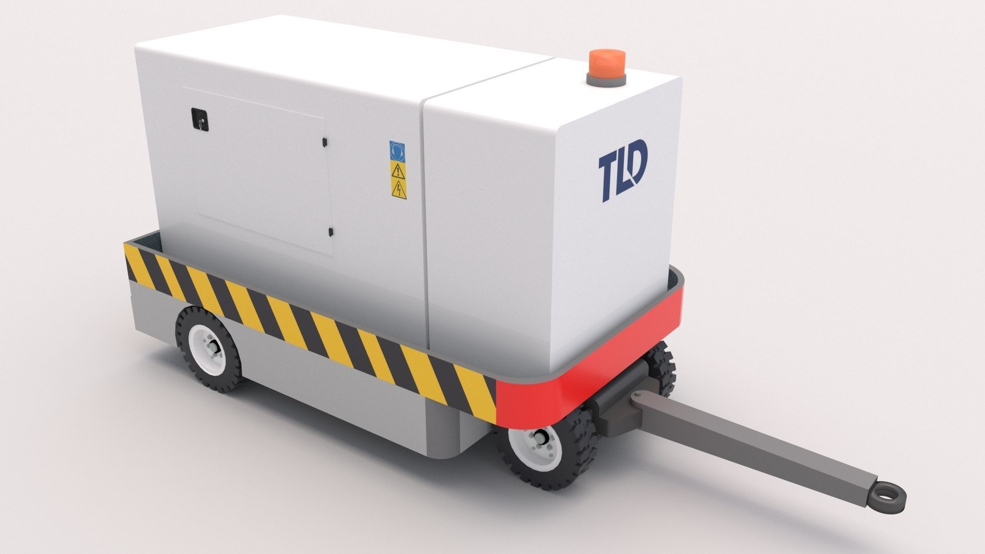 Ground Power Unit Low-poly 3D model_3
