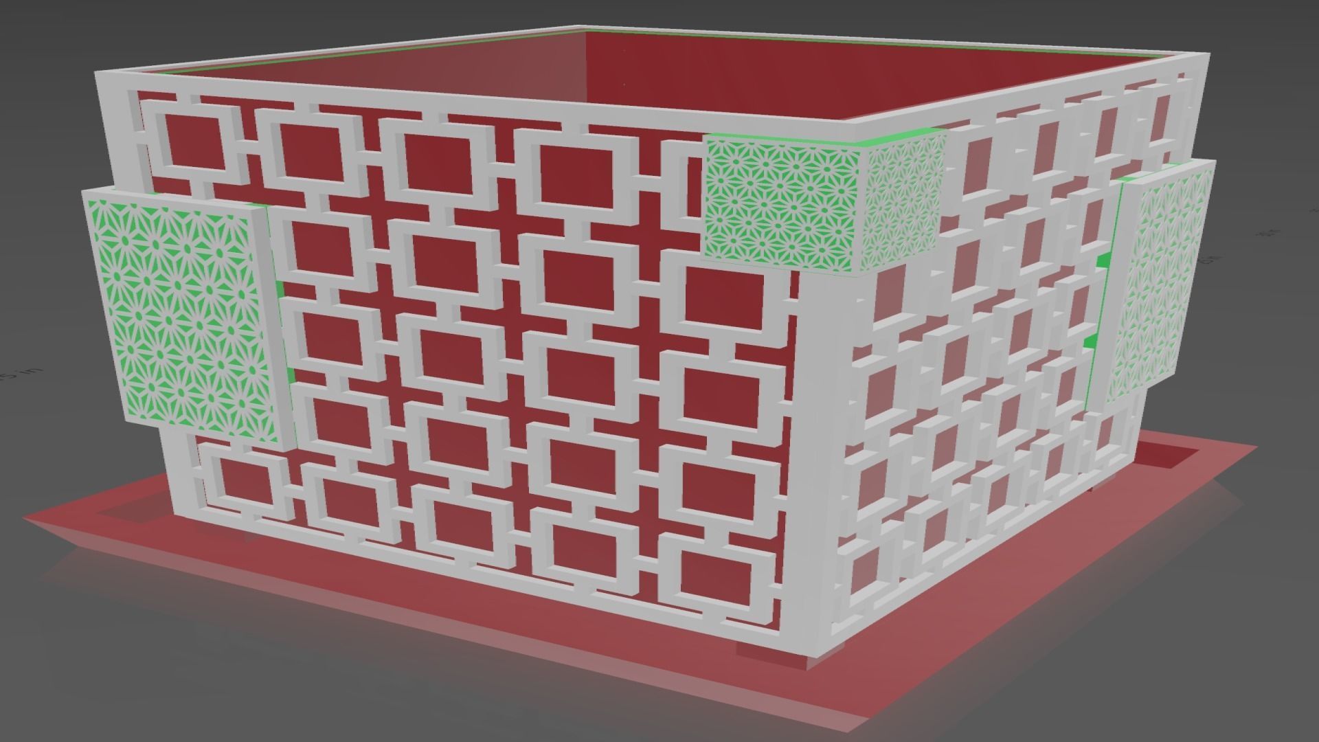 plant pot  3D print model_5