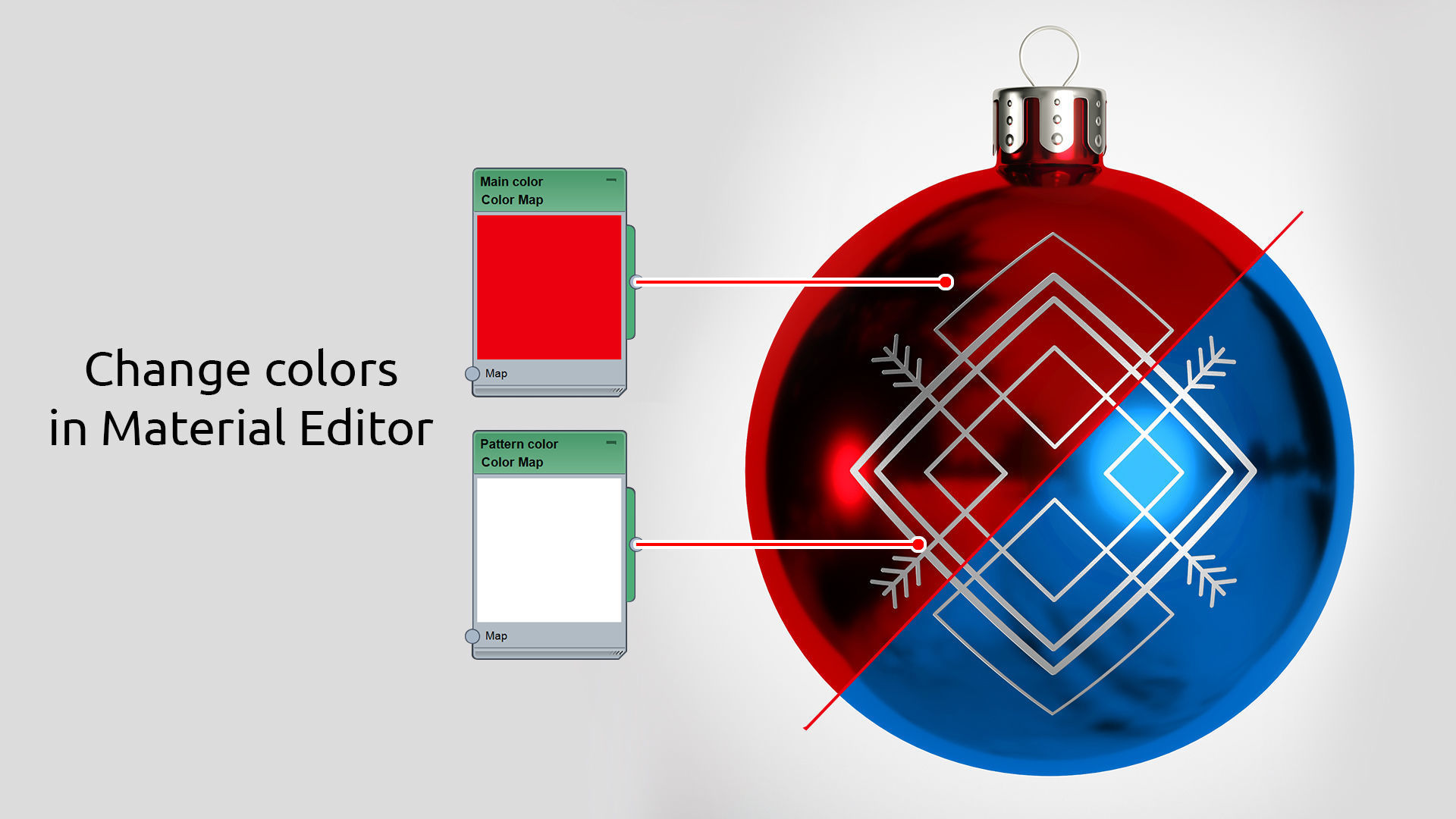 Christmas Toys with Patterns 3D model_1