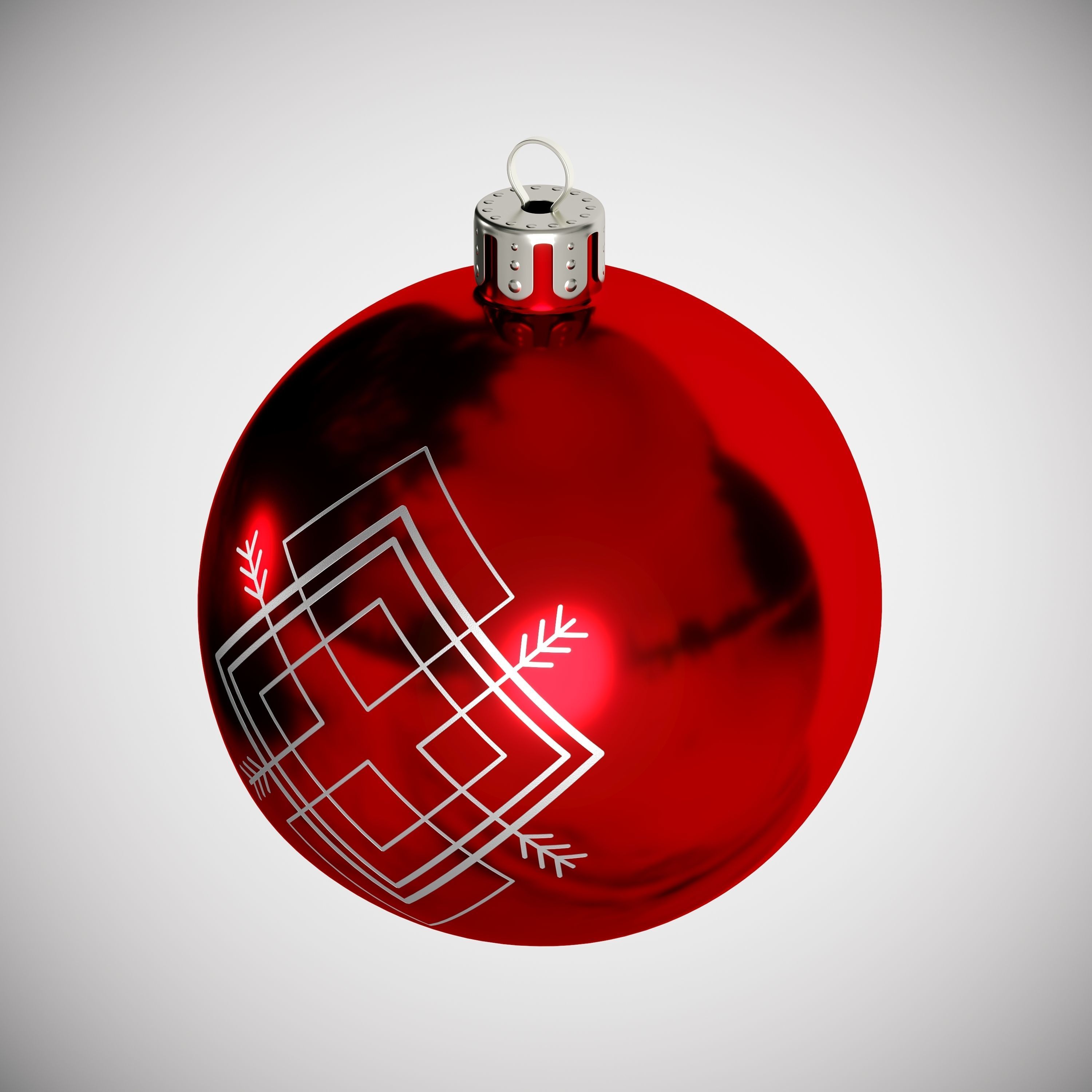 Christmas Toys with Patterns 3D model_9