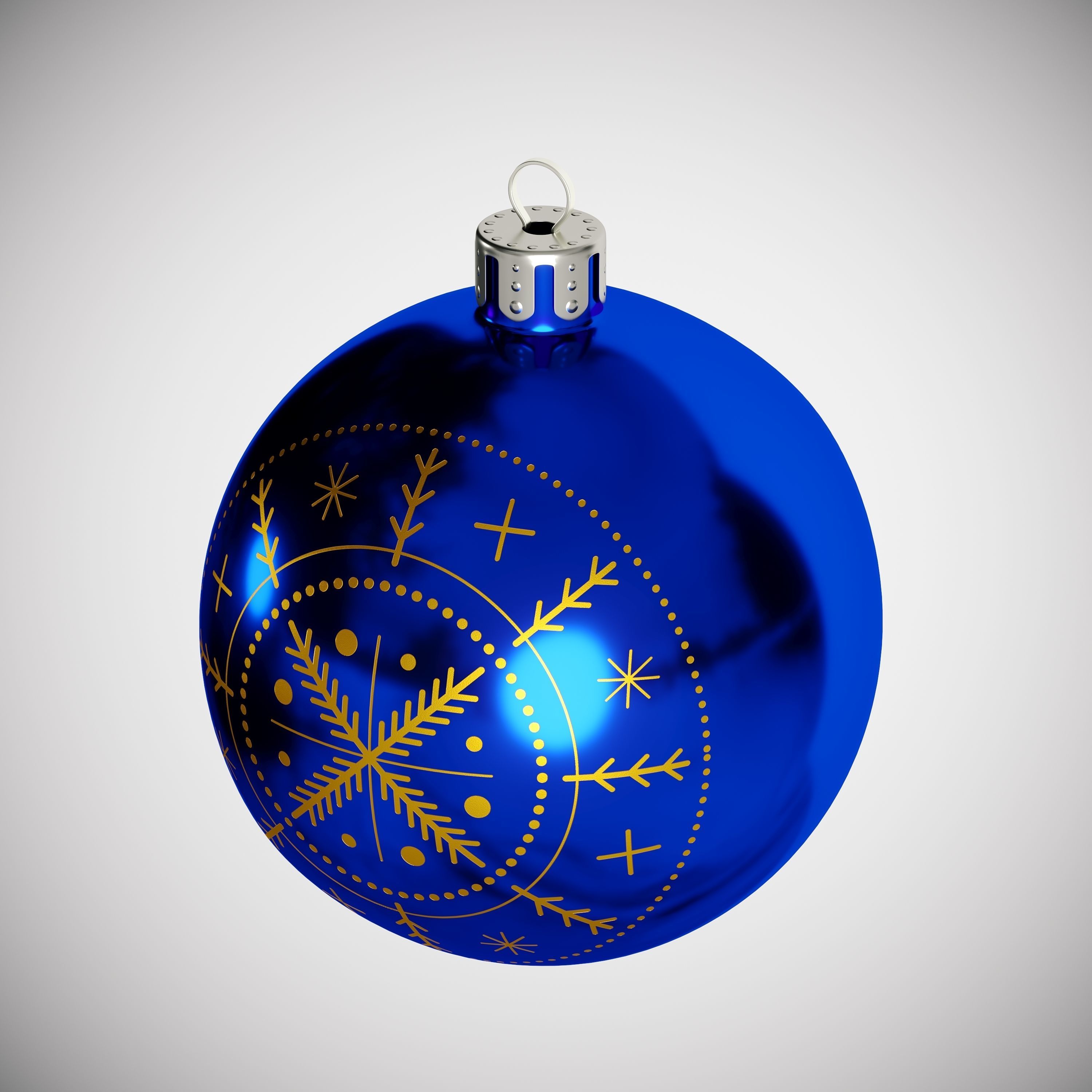 Christmas Toys with Patterns 3D model_7