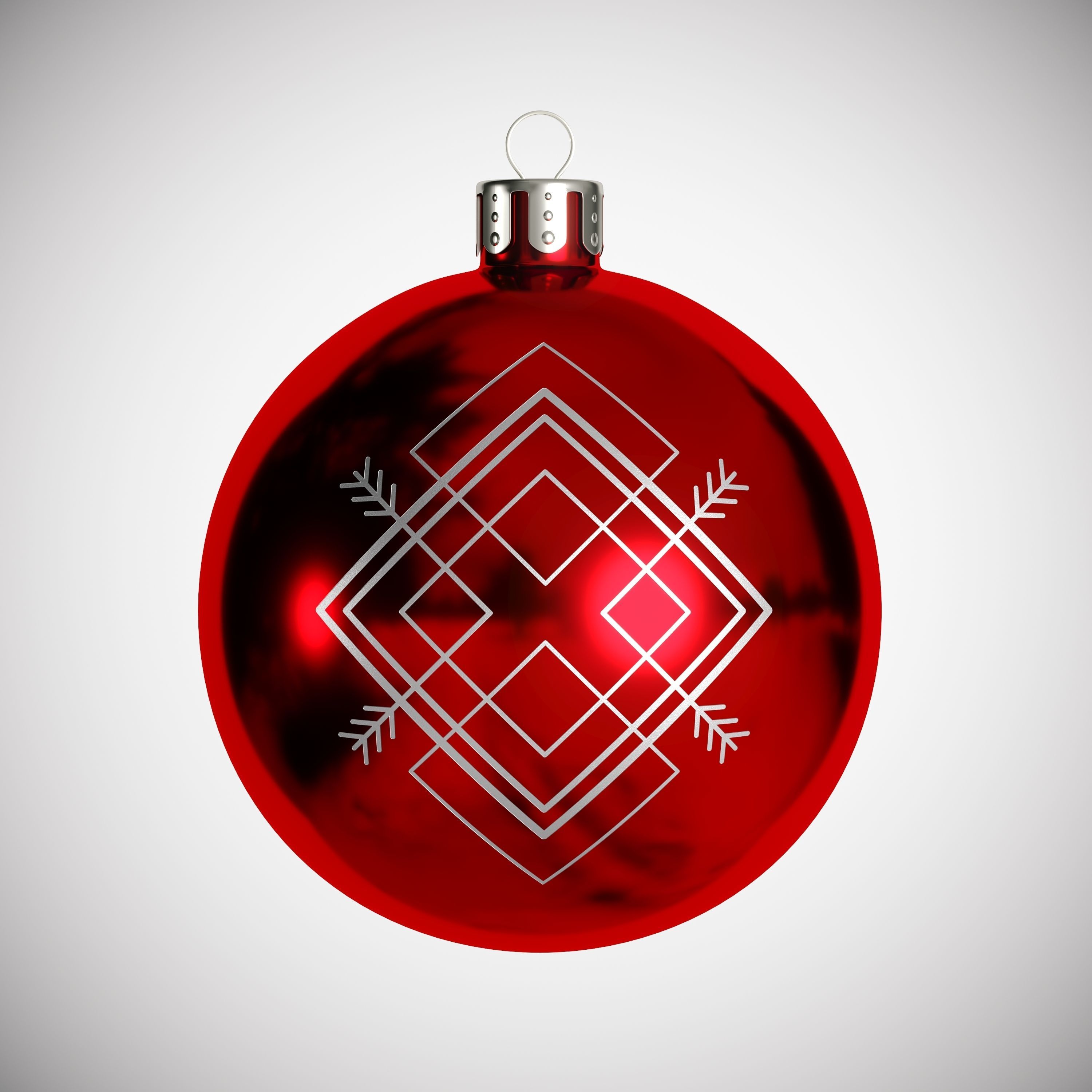 Christmas Toys with Patterns 3D model_8