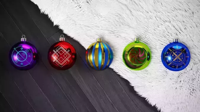 Christmas Toys with Patterns