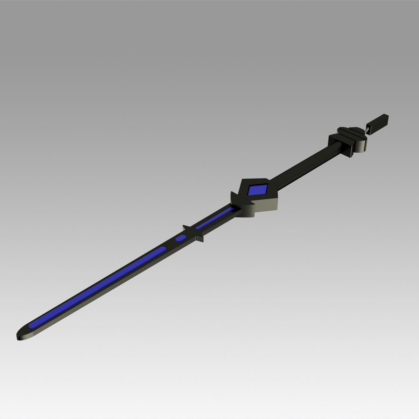 Arknights Steward Sword Cosplay Weapon Prop 3D print model_6