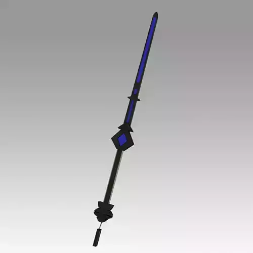 Arknights Steward Sword Cosplay Weapon Prop 3D print model