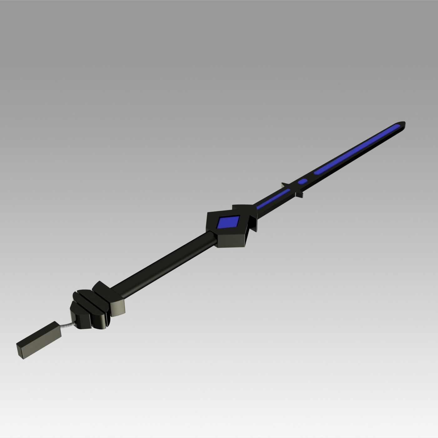 Arknights Steward Sword Cosplay Weapon Prop 3D print model_2