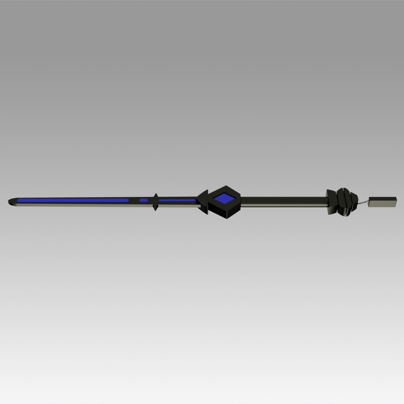 Arknights Steward Sword Cosplay Weapon Prop 3D print model_7