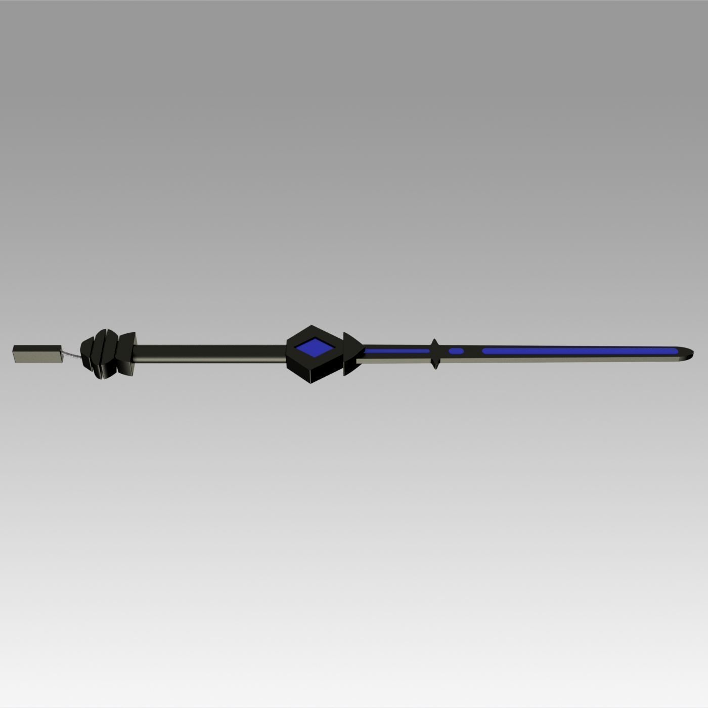Arknights Steward Sword Cosplay Weapon Prop 3D print model_3